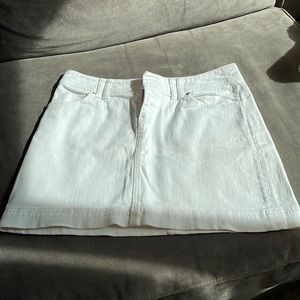 Lily Pulitzer white denim skirt